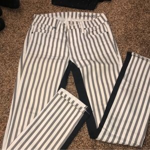 Blank NYC Stripe Skinny Jeans